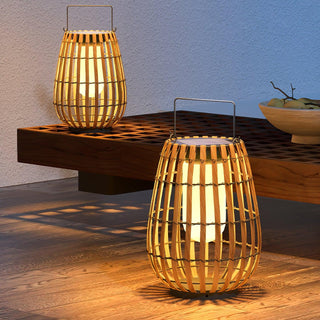 Veshael Lampe Extérieure Lanterne Tressée Tropic