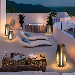 Veshael Lampe Extérieure Lanterne Tressée Tropic