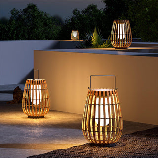 Veshael Lampe Extérieure Lanterne Tressée Tropic