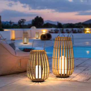 Veshael Lampe Extérieure Lanterne Tressée Tropic