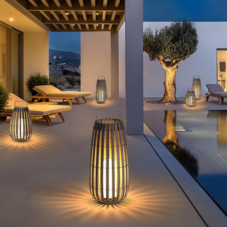 Veshael Lampe Extérieure Lanterne Tressée Tropic