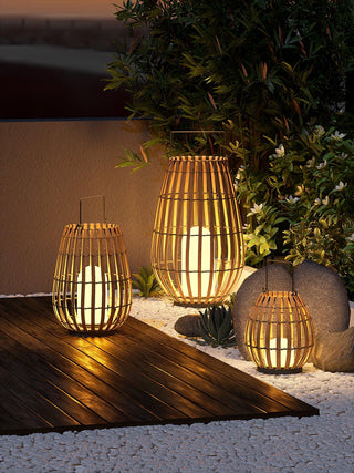 Veshael Lampe Extérieure Lanterne Tressée Tropic