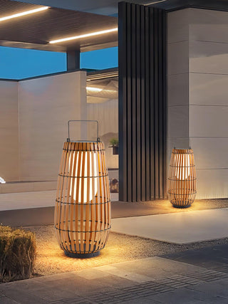 Veshael Lampe Extérieure Lanterne Tressée Tropic