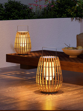 Veshael Lampe Extérieure Lanterne Tressée Tropic