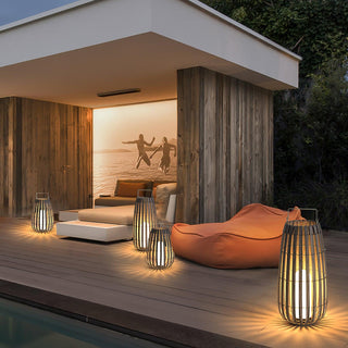 Veshael Lampe Extérieure Lanterne Tressée Tropic