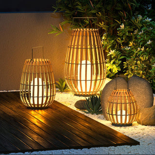 Veshael Lampe Extérieure Lanterne Tressée Tropic