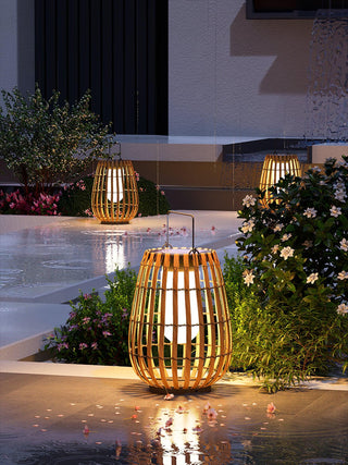Veshael Lampe Extérieure Lanterne Tressée Tropic