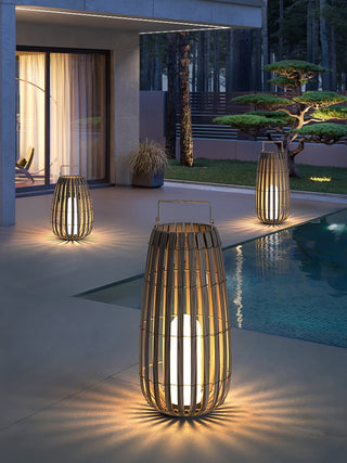 Veshael Lampe Extérieure Lanterne Tressée Tropic
