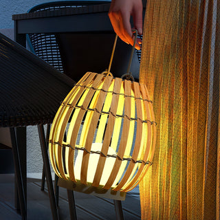Veshael Lampe Extérieure Lanterne Tressée Tropic