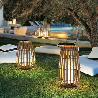 Veshael Lampe Extérieure Lanterne Tressée Tropic