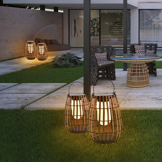 Veshael Lampe Extérieure Lanterne Tressée Tropic