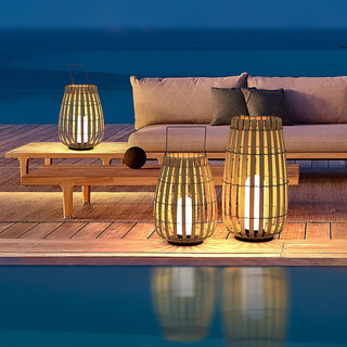 Veshael Lampe Extérieure Lanterne Tressée Tropic