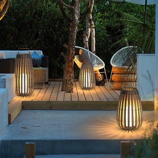 Veshael Lampe Extérieure Lanterne Tressée Tropic