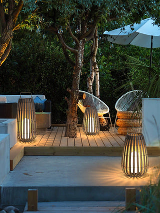 Veshael Lampe Extérieure Lanterne Tressée Tropic