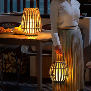 Veshael Lampe Extérieure Lanterne Tressée Tropic
