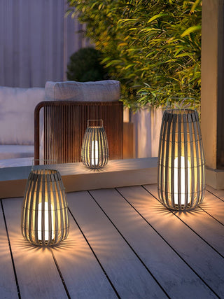 Veshael Lampe Extérieure Lanterne Tressée Tropic