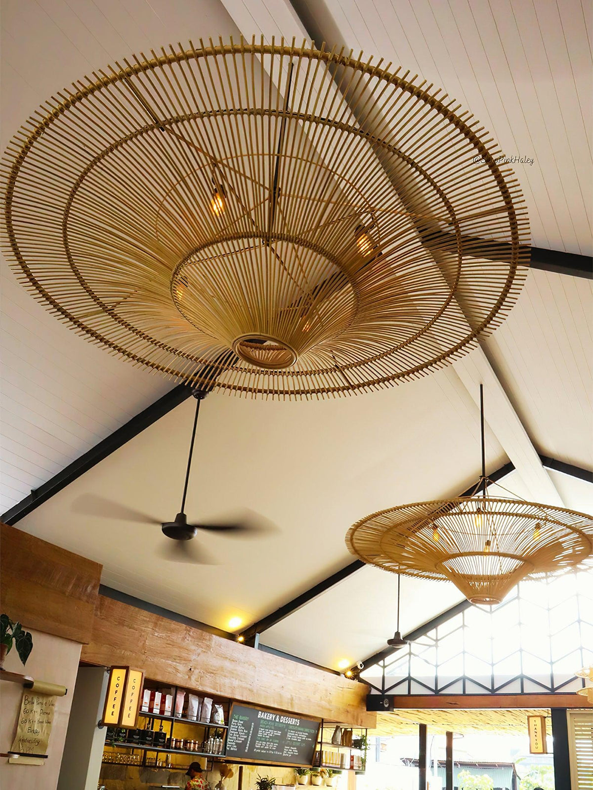 Oreneya Lustre en Rattan Naturel