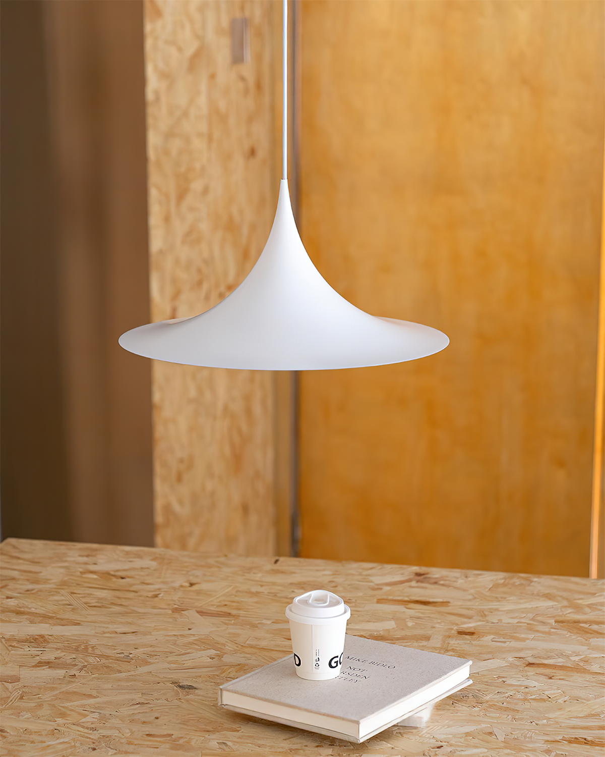 Viro Pendant Lamp Slim Neck and Wide Flare Contemporary Dining-Neutral Decor