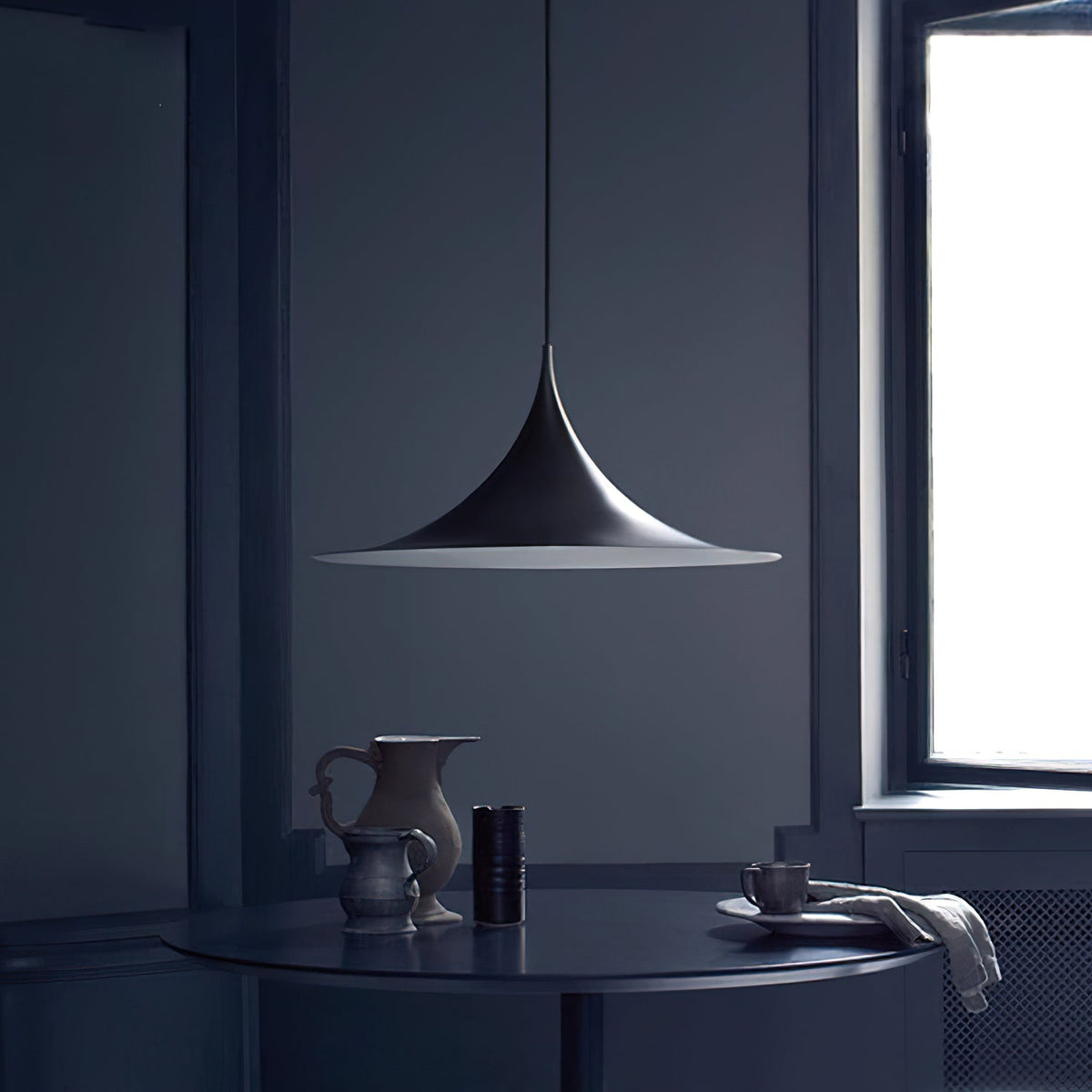 Viro Pendant Lamp Slim Neck and Wide Flare Contemporary Dining-Neutral Decor