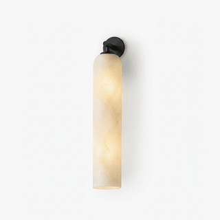 Tube Alabaster Wall Sconce-Neutral Decor