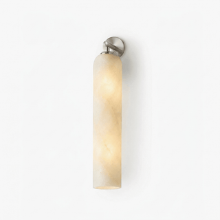 Tube Alabaster Wall Sconce-Neutral Decor