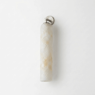 Tube Alabaster Wall Sconce-Neutral Decor