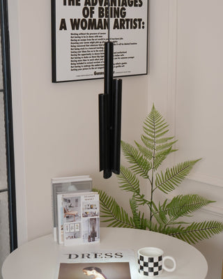 Solara Lampe suspendue tubes aluminium minimaliste