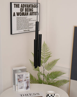 Solara Lampe suspendue tubes aluminium minimaliste