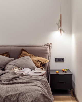 Solara Lampe suspendue tubes aluminium minimaliste