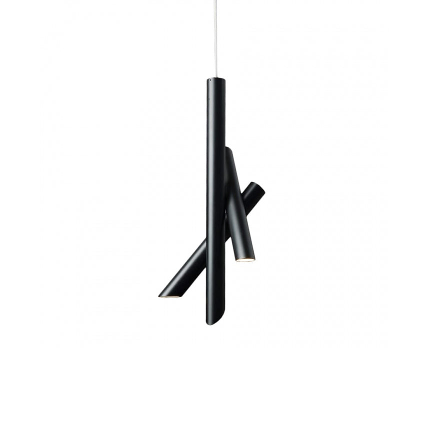 Sorenelle Lampe suspendue tubes aluminium minimaliste