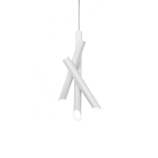 Solara Lampe suspendue tubes aluminium minimaliste