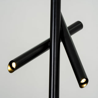 Solara Lampe suspendue tubes aluminium minimaliste