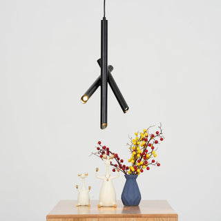 Solara Lampe suspendue tubes aluminium minimaliste