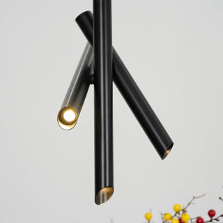 Solara Lampe suspendue tubes aluminium minimaliste