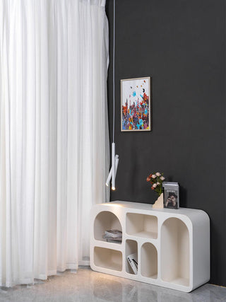 Solara Lampe suspendue tubes aluminium minimaliste