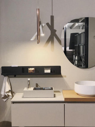 Solara Lampe suspendue tubes aluminium minimaliste