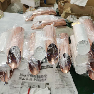Solara Lampe suspendue tubes aluminium minimaliste