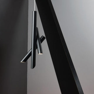 Solara Lampe suspendue tubes aluminium minimaliste