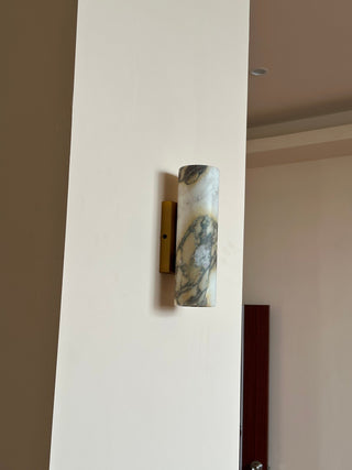 Tubular Applique Murale Marbre Métal Minimaliste Moderne