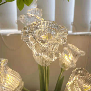 Aurdoril Whimsical Glass Table Lamp-Neutral Decor