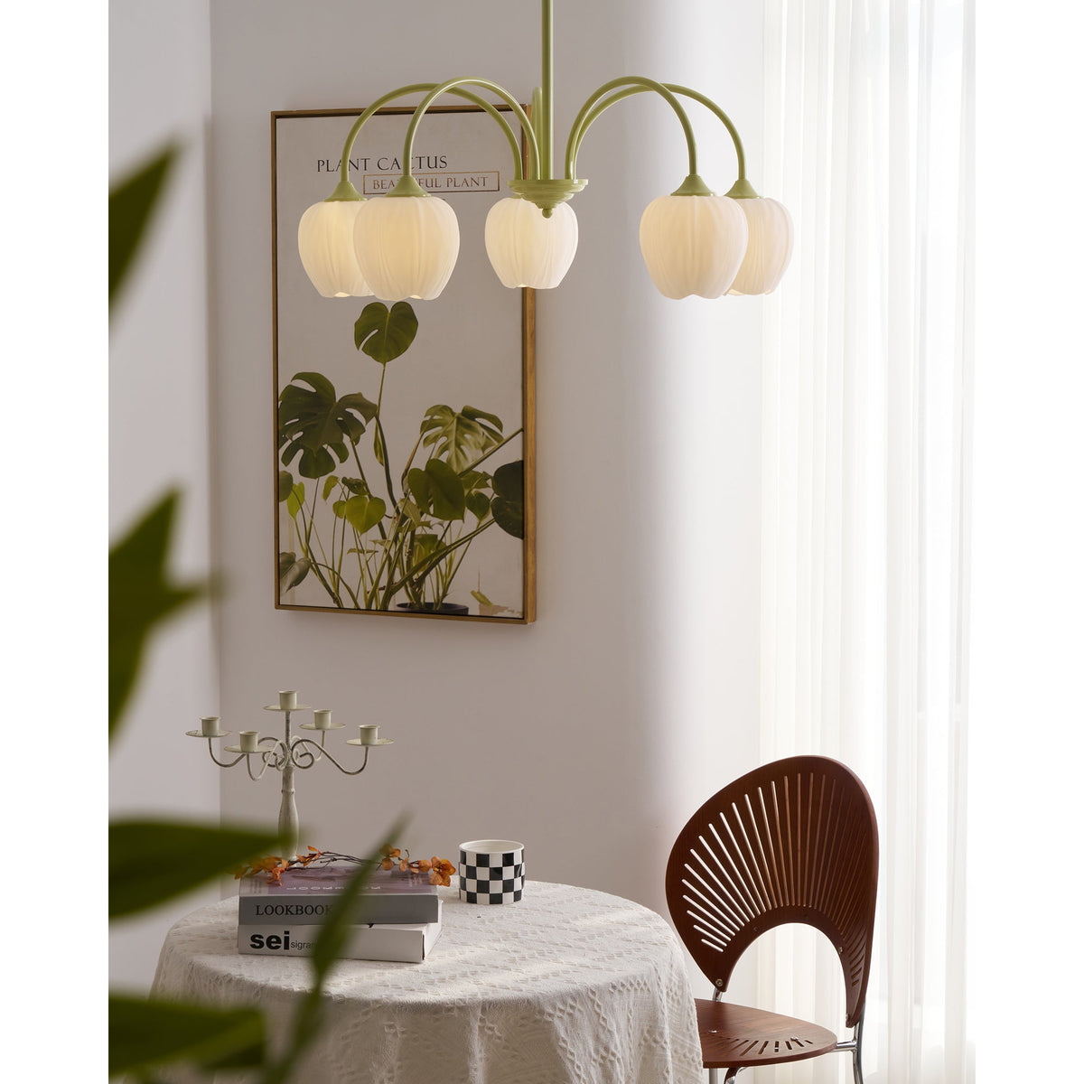 Viloror Lustre Métal Verre Créativité Individuelle Matcha