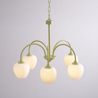 Lustra Lustre Tulipe en Verre Matcha