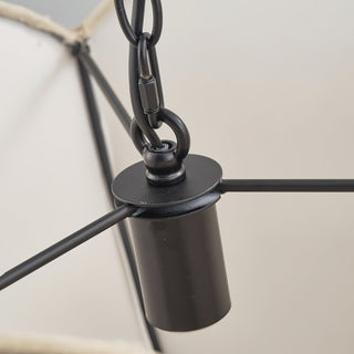 Cimararae Suspension Métal Tissu Scoop Vintage
