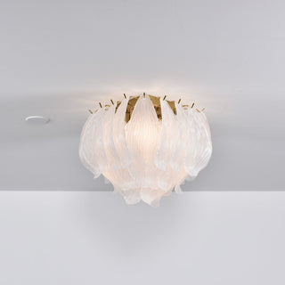 Aurora Plafonnier Murano Pétale Soufflé-Main Verre Applique Plafond