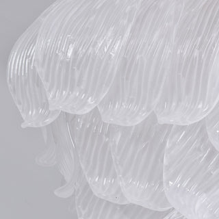 Aurora Plafonnier Murano Pétale Soufflé-Main Verre Applique Plafond