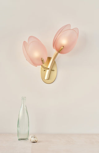 Orlantha Lampe Murale en Verre Art Nordic Bloom
