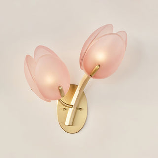 Orlantha Lampe Murale en Verre Art Nordic Bloom