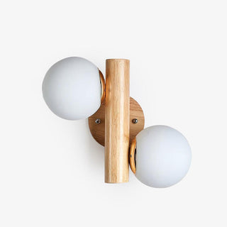 Vexorise Lampe Murale en Bois Scandinave