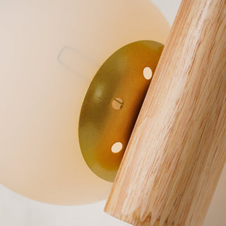 Vexorise Lampe Murale en Bois Scandinave