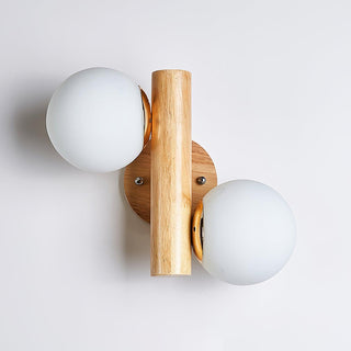 Vexorise Lampe Murale en Bois Scandinave